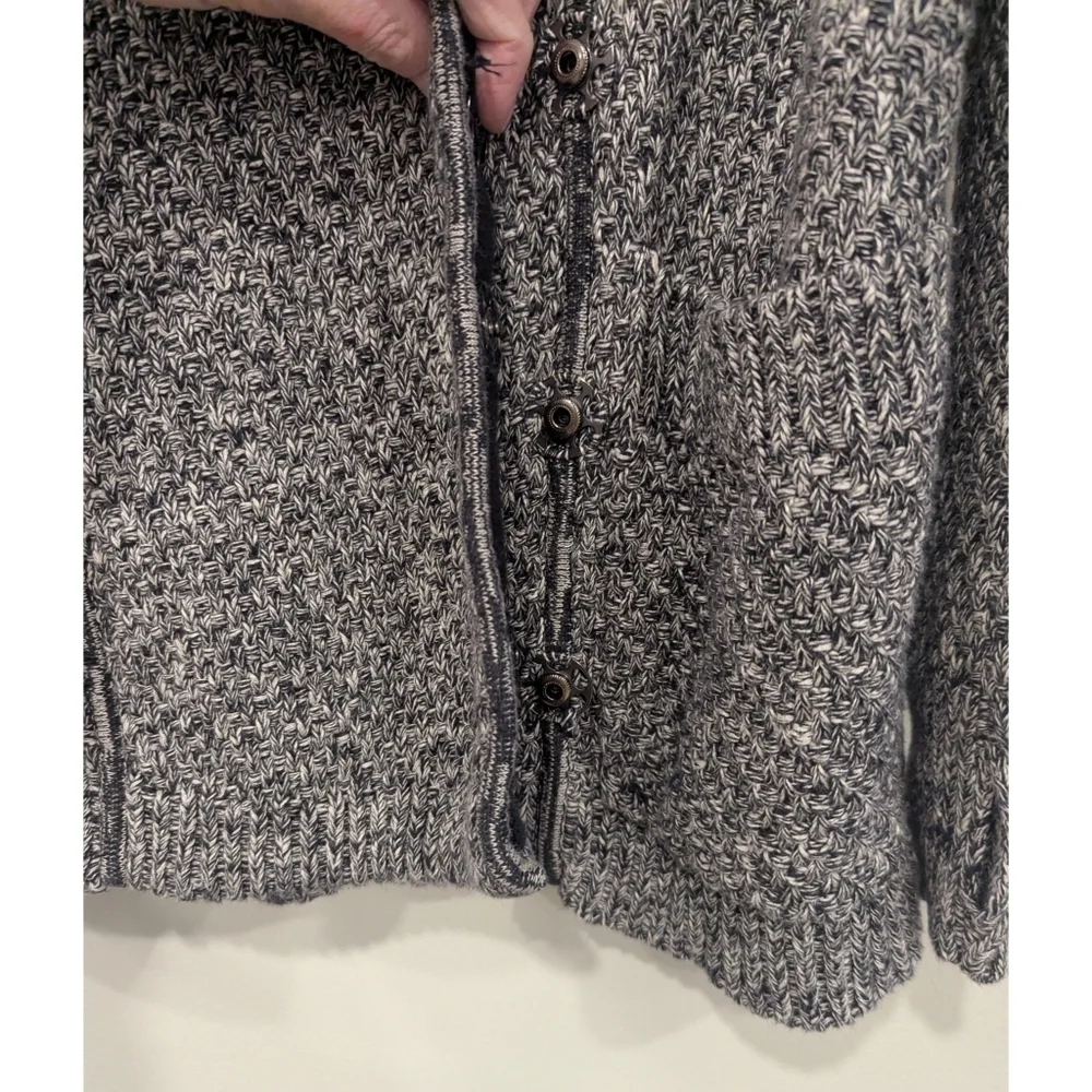 Lululemon Post Practice Knit Cardigan In Ghost Black Size 2